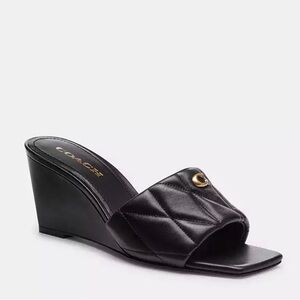 Emma wedge with quilting